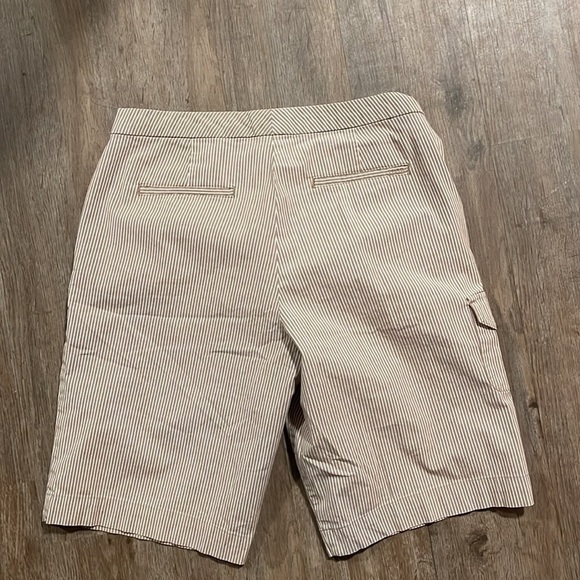 IZOD PINSTRIPE BERMUDA SHORTS (6) - Picture 7 of 7